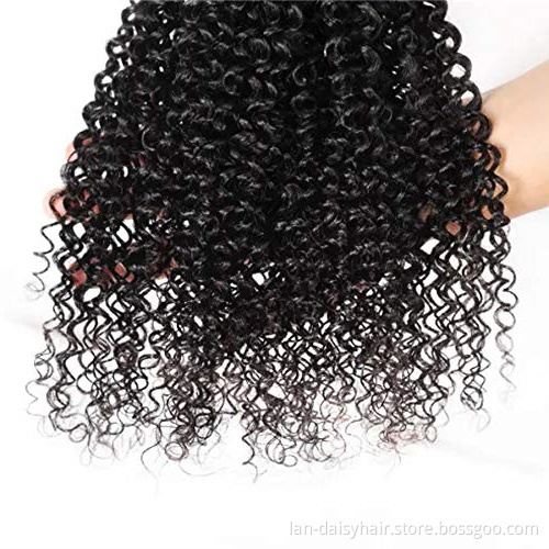 Mongolian Jerry Curl Bundles Curly Hair Bundles Human Hair Extensions Bundles Hair  All Length  In Wholesale